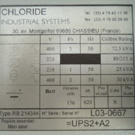 0416012093 艾默生CHLORIDE氯化物電源卡