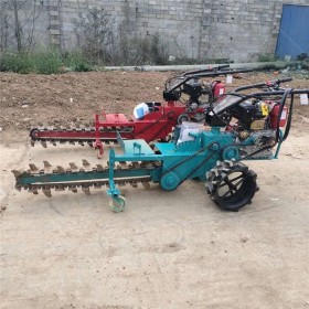 自走式鏈條挖溝機(jī) 電纜埋線挖溝機(jī) 手推鏈條開(kāi)溝機(jī)